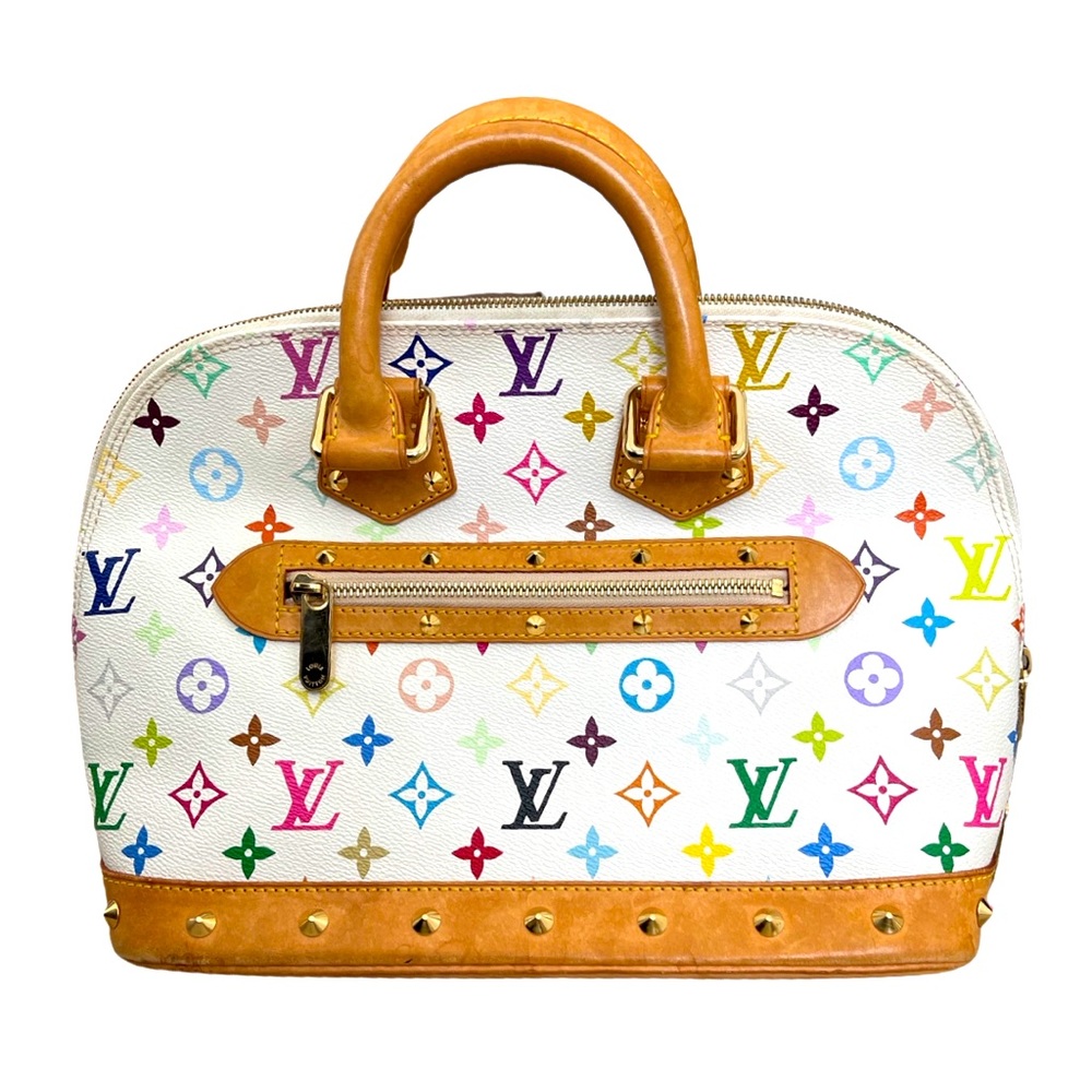 AUTHENTIC Louis Vuitton Murakami Multicolor Alma Bag